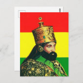Haile Selassie I - HIM - Jah Rastafari – ポストカード (正面/裏面)