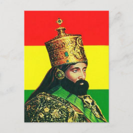 Haile Selassie I - HIM - Jah Rastafari – ポストカード