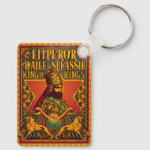 Haile Selassie I Jah Rastafari Rasta Reggae Roots  キーホルダー (裏面)