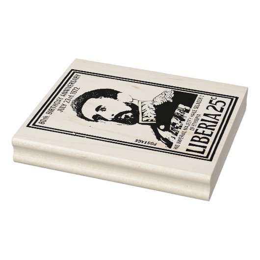 Haile Selassie I Jah Rastafari Wood Art Stamp ラバースタンプ (スタンプ)
