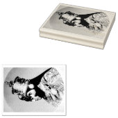 Haile Selassie I Jah Rastafari Wood Art Stamp ラバースタンプ (押印)