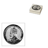 Haile Selassie I Jah Rastafari Wood Art Stamp ラバースタンプ (押印)