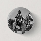 Haile Selassie - Jah - Messiah - Rastafari Button 缶バッジ (正面)