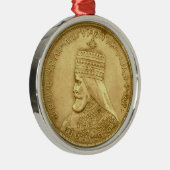 Haile Selassie Jah Rastafari Rasta Fotoskulptur メタルオーナメント (右)