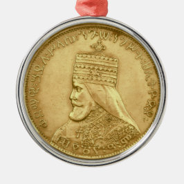 Haile Selassie Jah Rastafari Rasta Fotoskulptur メタルオーナメント