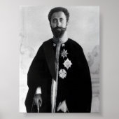 Haile Selassie Jah Rastafari Rasta Reggae Roots   ポスター (正面)
