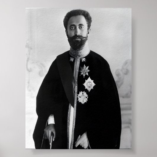 Haile Selassie Jah Rastafari Rasta Reggae Roots   ポスター (正面)