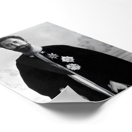 Haile Selassie Jah Rastafari Rasta Reggae Roots   ポスター (角)
