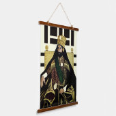 Haile Selassie Jah Rastafari Rasta Reggae Roots 吊り下げ型タペストリー (傾斜あり)