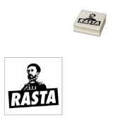 Haile Selassie Jah Rastafari Rasta Roots Stamp ラバースタンプ (押印)