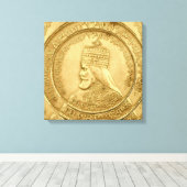 Haile Selassie Jah Rastafari Reggae Rasta Roots  キャンバスプリント (インサイチュ (ウッドフロア))