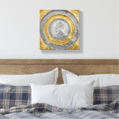 Haile Selassie Jah Rastafari Reggae Rasta Roots  キャンバスプリント (インサイチュ (寝室))