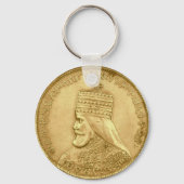 Haile Selassie Jah Rastafari Reggae Rasta Roots キーホルダー (裏面)