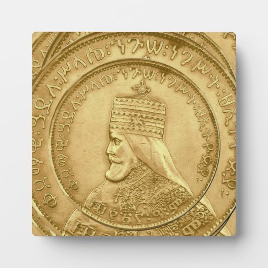 Haile Selassie Jah Rastafari Reggae Rasta Roots  フォトプラーク (正面)