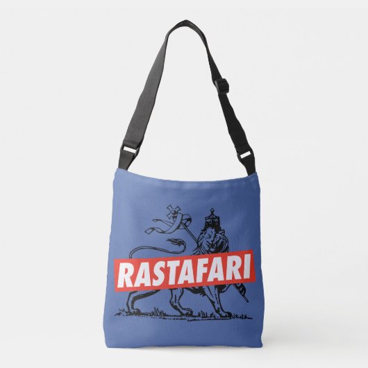 Haile Selassie - Jah Rastafari - Reggae Roots Bag クロスボディバッグ (正面)