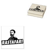 Haile Selassie - Jah Rastafari - Royal Rasta Stamp ラバースタンプ (押印)