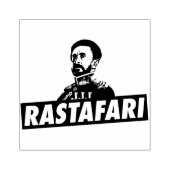 Haile Selassie - Jah Rastafari - Royal Rasta Stamp ラバースタンプ (インプリント)