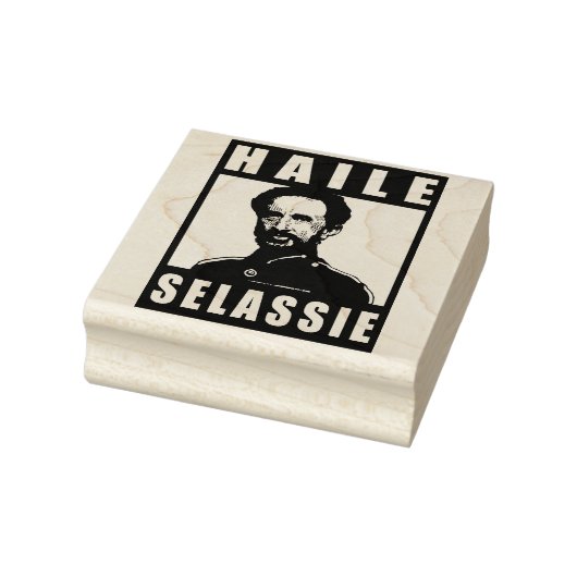 Haile Selassie Jah Rastafari Royal Roots Stamp ラバースタンプ (スタンプ)