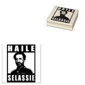 Haile Selassie Jah Rastafari Royal Roots Stamp ラバースタンプ (押印)