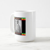 Haile Selassie Judah、Jah Rastafariのライオン コーヒーマグカップ (正面左)