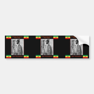 Haile Selassie Judah、Jah Rastafariのライオン バンパーステッカー