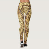 Haile Selassie - Judah - Rasta Power Yoga Leggings レギンス (裏面)