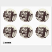 Haile Selassie - Messiah - Jah Rastafari Sticker ラウンドシール (シート)