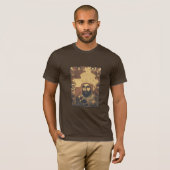 Haile Selassie Modern Art Shirt Jah Rastafari Root Tシャツ (正面フル)