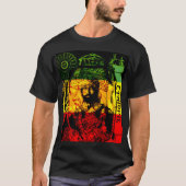 Haile Selassie Natural Mystic Emperor Tシャツ (正面)