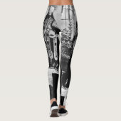 Haile Selassie - Rastafara - Power Yoga Leggings レギンス (裏面)