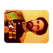Haile Selassie - Rastafara - Reggae Rasta Magnet マグネット (横)