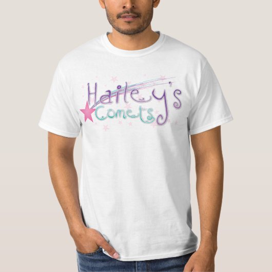haileyの彗星のTシャツ(白い) Tシャツ (正面)