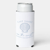 HAILEY コーストでの最後の乾杯 ブライズメイド スリム缶クーラー (Seltzer正面)