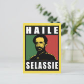 Haille Selassie - HIM - Rastafari – ポストカード (スタンド正面)