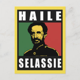 Haille Selassie - HIM - Rastafari – ポストカード
