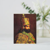 Haille Selassie - HIM - Rastafari – ポストカード (スタンド正面)