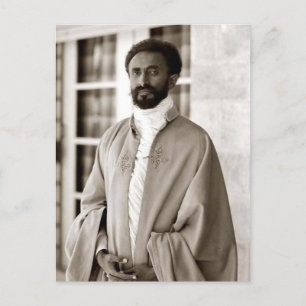 Haille Selassie - HIM - Rastafari – ポストカード