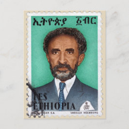 Haille Selassie - HIM - Rastafari – ポストカード