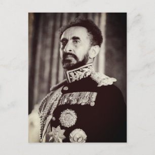 Haille Selassie - HIM - Rastafari – ポストカード