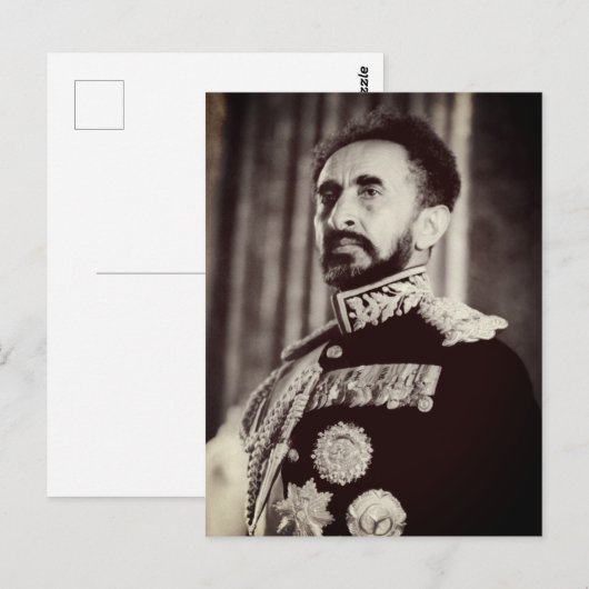 Haille Selassie - HIM - Rastafari – ポストカード (正面/裏面)