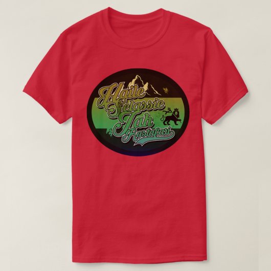 Haille Selassie Iラベル Tシャツ (デザイン正面)