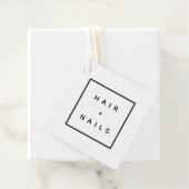 HAIR +爪、 ネイルスタイリスト手作りラベルDIY フェイバータグ (インサイチュ)