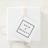 HAIR +美しいスタイリストのビジネスプロモーションラベル フェイバータグ (インサイチュ)