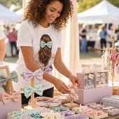 Hair Accessory Boutique Staff Product Display トライブレンドTシャツ