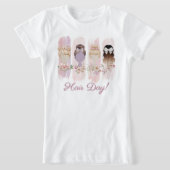 Hair-Day」水彩筆跡Tシャツ Tシャツ (レイダウン)