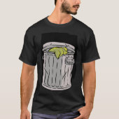 Hair garbage trash can tシャツ (正面)