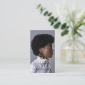 Hair Salon Business Card 名刺 (スタンド正面)