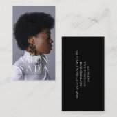 Hair Salon Business Card 名刺 (正面/裏面)