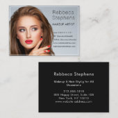 Hair Salon Social Media Custom Beauty Photo 名刺 (正面/裏面)