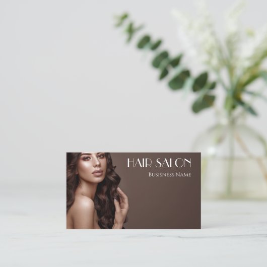 Hair Salon Visitenkarte 名刺 (スタンド正面)